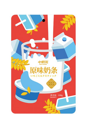 小奶花蔓越莓奶条
