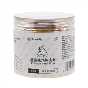 鲨鱼菲特SharkFit黑椒味鸡胸肉丝