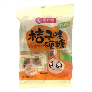 马大姐桔子味硬糖