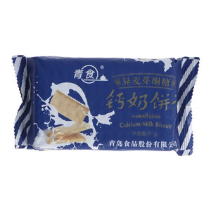 青食异麦芽西酮糖钙奶饼干