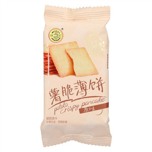 徐福记原味薯脆薄饼韧性饼干