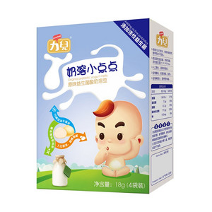 力兒奶溶小点点原味益生菌酸奶溶豆