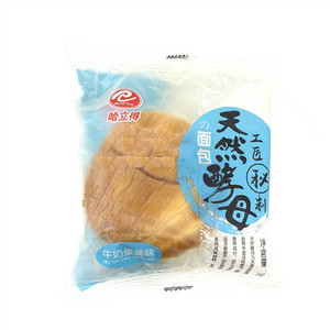 哈立得牛奶蛋羹味天然酵母面包