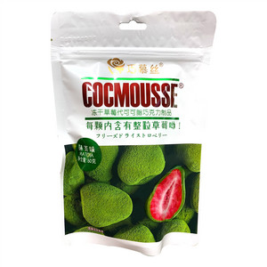 冻干草莓代可可脂巧克力制品（抹茶味）