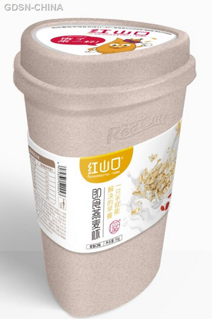 红山口麦香口味即食燕麦杯