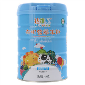 达维尼铁锌钙苹果有机营养米粉