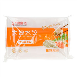 大娘水饺牛肉芹菜饺(速冻生制.含肉类)