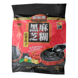 家家麦525g红枣莲子黑芝麻糊