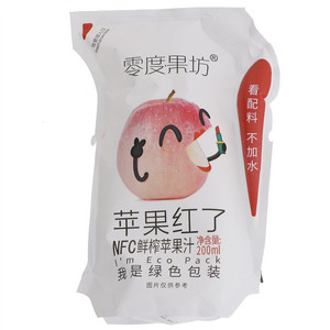 零度果坊NFC鲜榨苹果汁
