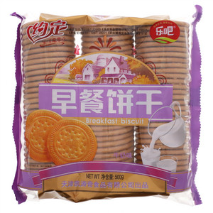 乐吧约定早餐饼干牛奶味