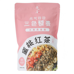 季优谷元气谷谷三色藜麦水果燕麦脆（蜜桃红茶口味）