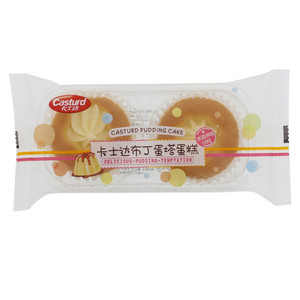 卡士达冰淇淋味布丁蛋塔蛋糕