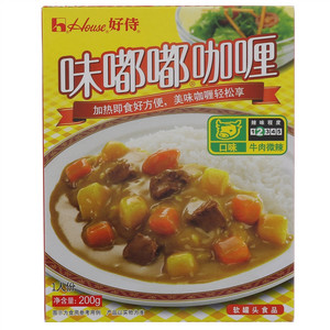 好侍味嘟嘟牛肉微辣咖喱