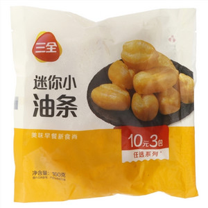 三全 迷你小油条 10元3包