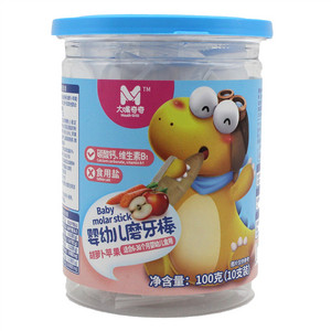 大嘴奇奇婴幼儿磨牙棒（胡萝卜苹果）