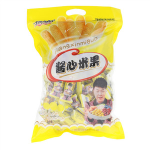 劲力郎酱心米果（花色型膨化食品）