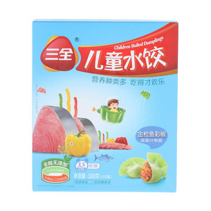 三全金枪鱼彩椒水饺
