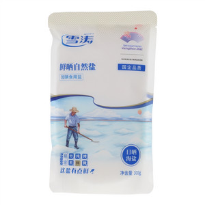 鲜晒自然盐（立袋加碘）
