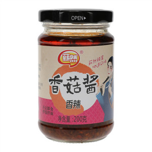 薪然香辣香菇酱