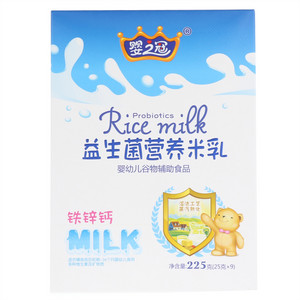 婴之冠益生菌营养米乳