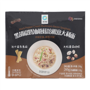清净园黑胡椒奶油蘑菇培根意大利面