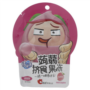 啵乐冻蒟蒻挤食果冻（水蜜桃味）