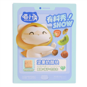 喵小侠草莓奇异果味坚果奶酪块