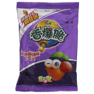 康师傅香爆脆火爆麻辣味干脆面（清真）