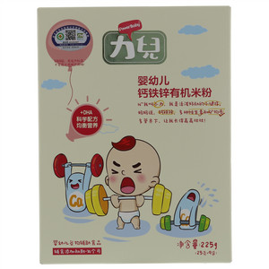 力儿婴幼儿钙铁锌有机米粉