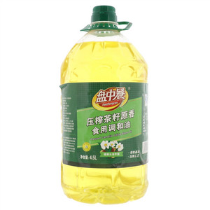 盘中餐压榨菜籽原香食用调和油