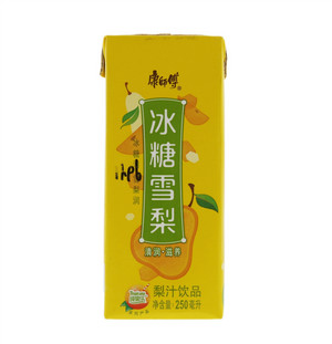 康师傅纯果乐Tropicana冰糖雪梨梨汁饮品250毫升