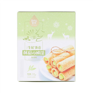 芭米牛轧蛋卷（抹茶味）