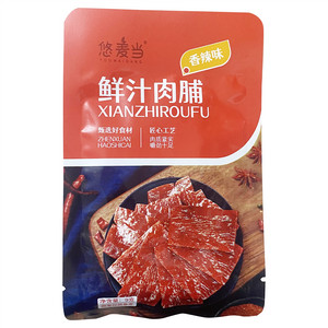 悠麦当香辣味鲜汁肉脯