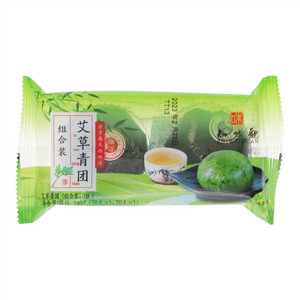 知味观豆沙麻心组合装艾草青团