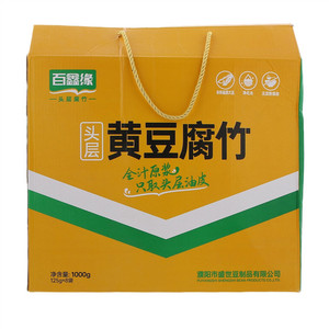 百鑫缘头层黄豆腐竹