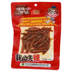 靖港古镇乐伢香辣味鱼仔