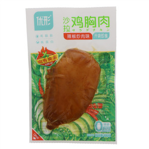 优形辣椒炒肉味沙拉鸡胸肉