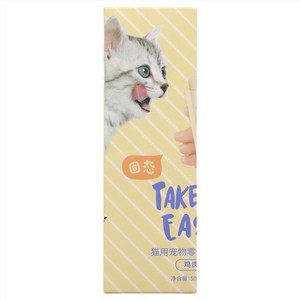 纳瑞施鸡肉味固态猫用宠物零食-不脏喵条