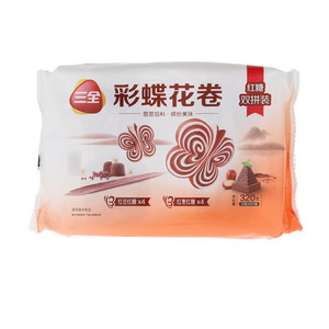 三全彩蝶花卷红豆红枣+红枣红糖