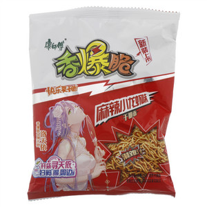 康师傅麻辣小龙虾味香爆脆干脆面