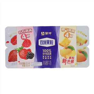 蒙牛莓莓满满+桃气菠菠 风味酸牛奶