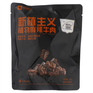 良品铺子新植主义植物麻辣牛肉