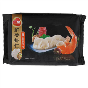 三全私厨鲜美虾仁水饺