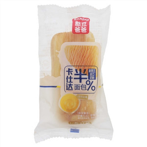 盐津铺子憨豆爸爸卡仕达半面包