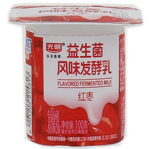 光明益生菌风味发酵乳（红枣）