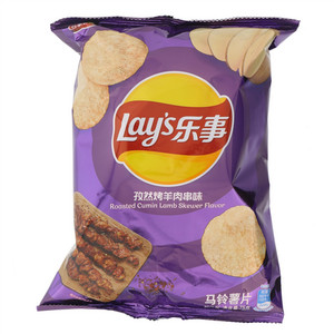 乐事孜然烤羊肉串味75克