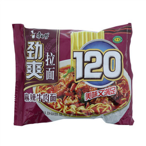 康师傅劲爽拉面麻辣牛肉面（清真）
