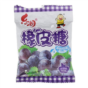 乐潮橡皮糖凝胶软糖葡萄味