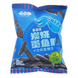 逗逗趣藤椒味炭烧墨鱼脆