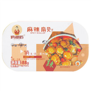 QIAOYUJIANG俏渔匠麻辣扇贝罐头
